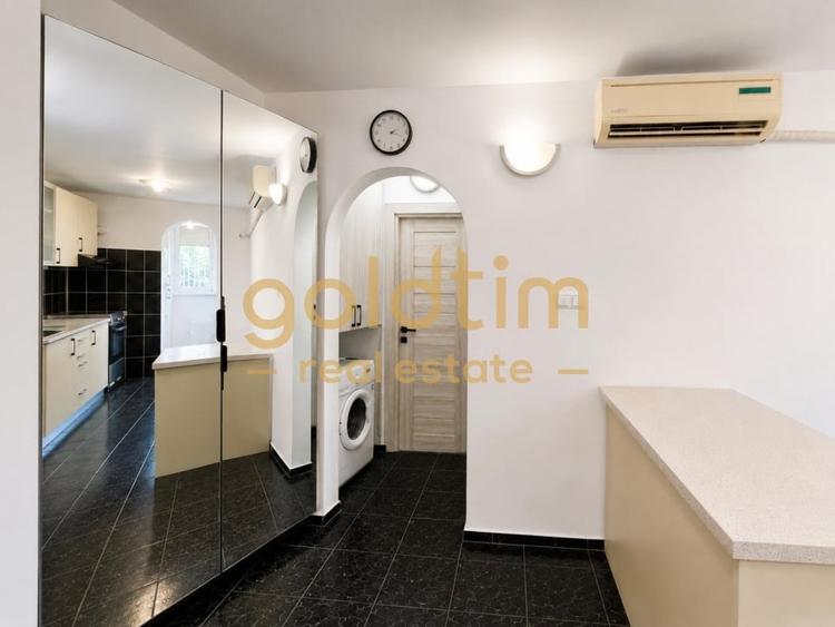 Apartament cu 2 camere semidecomandat, mobilat în Băneasa