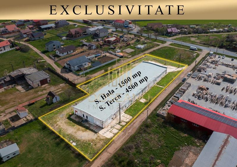 Spațiu industrial, de 1,452 mp, în Leș