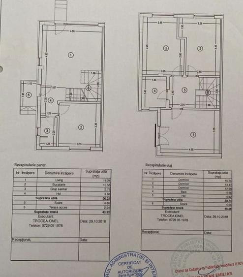 Duplex cu 4 camere cu Teren 160 Mp în Tunari