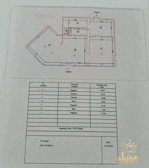 Spațiu comercial, de 265.70001220703 mp, în Rogerius