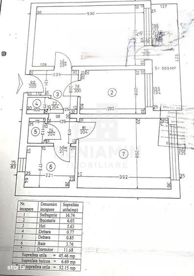 Apartament cu 2 camere decomandat în Brazda lui Novac