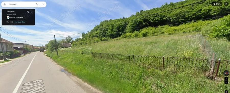 Teren de 4900 mp, în Almașu
