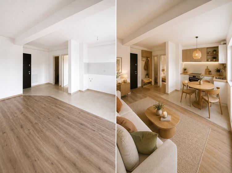 2 Camere + Grădină 35mp | Parcare inclusa | Încălzire în Pardoseală - 3