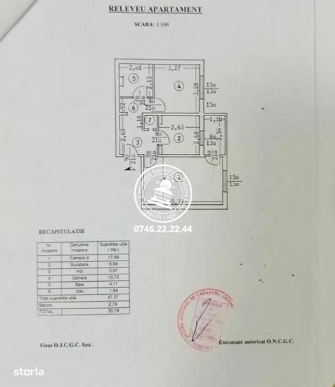 Apartament cu 2 camere decomandat în Nicolina