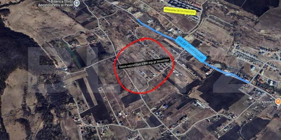 Teren agricol extravilan de 6300 mp, în Exterior Nord