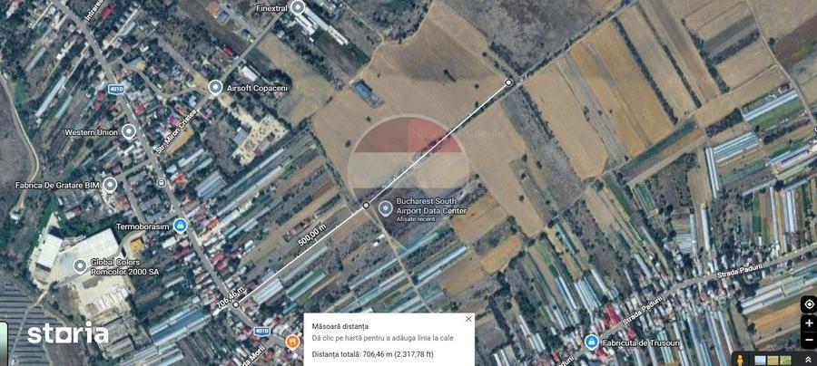 Teren Intravilan de vanzare 4000 mp Copaceni Strada Constantin Duma - 2