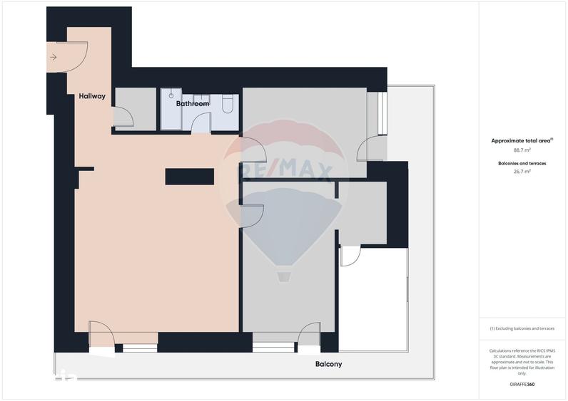 Apartament cu 3 camere în Central — fotografia 1