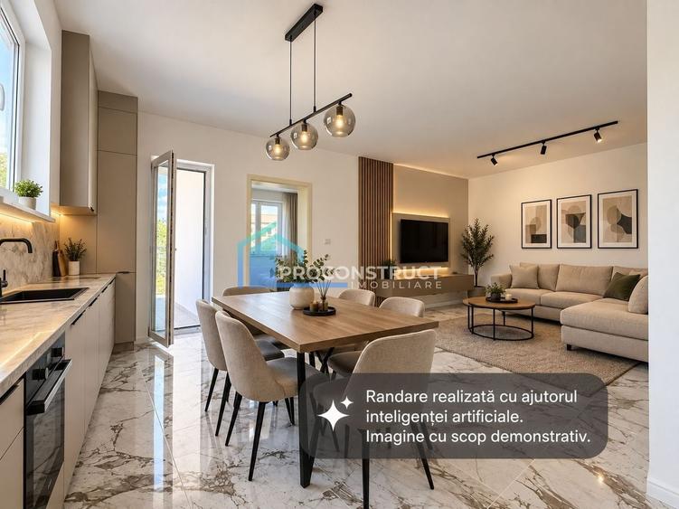 Duplex cu 3 camere cu Canalizare în Albina