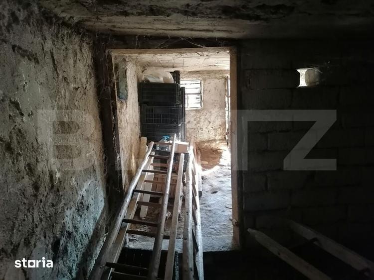Casă cu 2 camere cu Teren 1000 Mp în Voinești