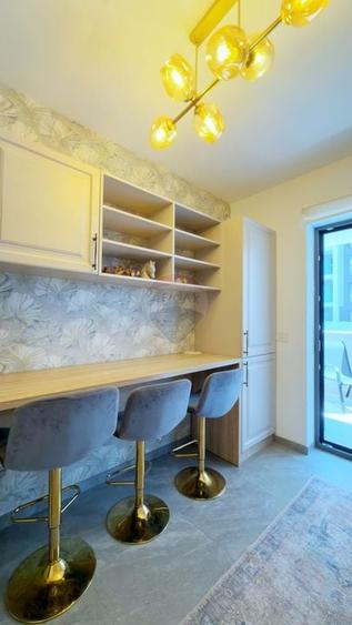 Apartament cu 2 camere decomandat, mobilat în Barbu Văcărescu