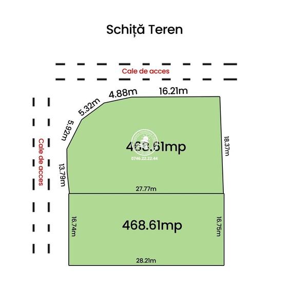 Teren de 937 mp, în Bucium