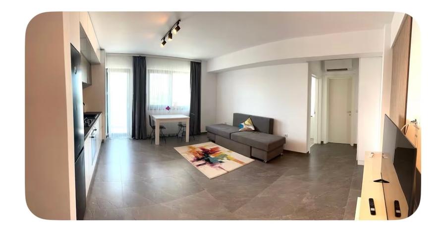Apartament cu 2 camere semidecomandat, mobilat în Cârcea