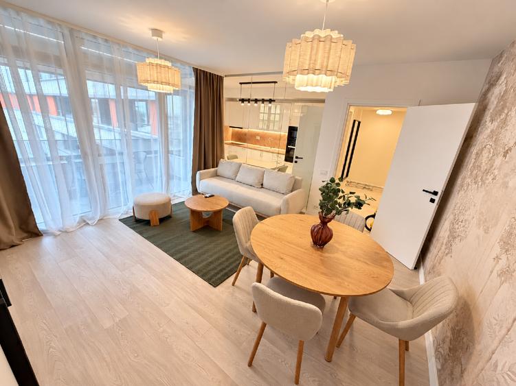 Apartament cu 2 camere, mobilat în Bucureștii Noi
