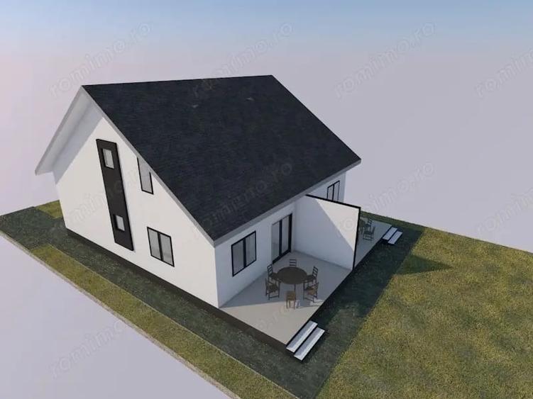 Casă cu 4 camere cu Teren 250 Mp în Sânandrei