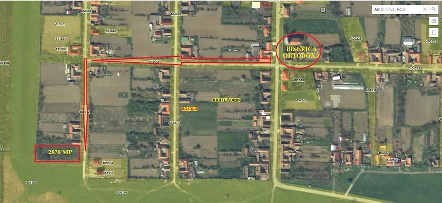 Teren de 2878 mp, în Central