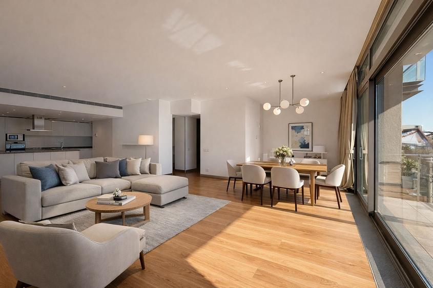 Apartament cu 4 camere decomandat în Kiseleff