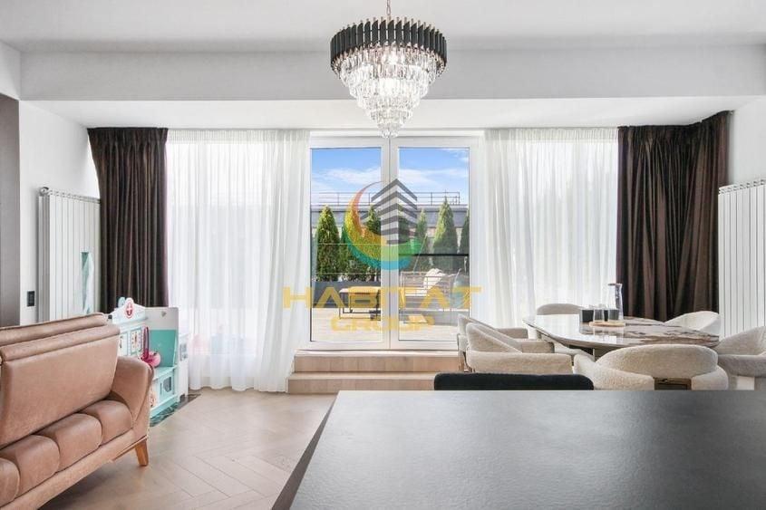Apartament cu 5 camere decomandat, mobilat în Floreasca