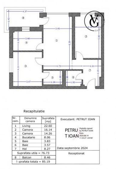 Apartament cu 3 camere, mobilat în Aviației