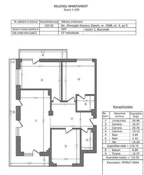 Apartament cu 4 camere decomandat, mobilat în Sisești