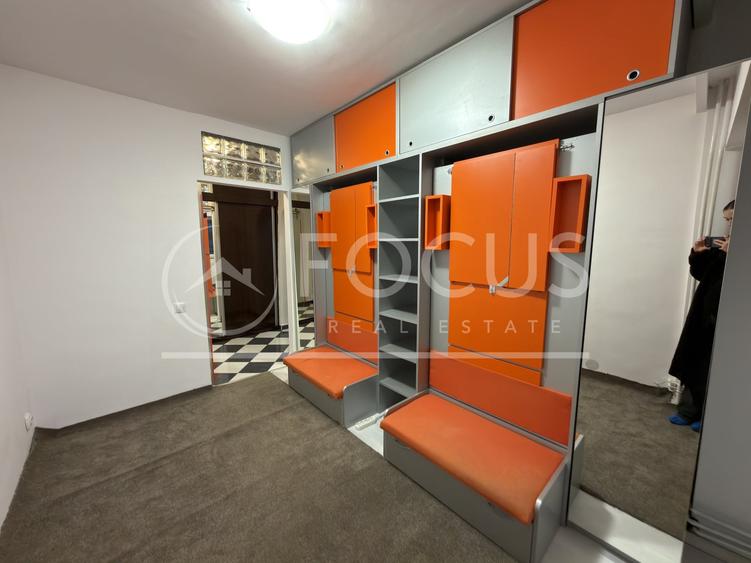 Apartament cu 3 camere semidecomandat, mobilat în Obor