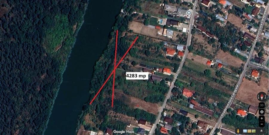 Teren de 4283 mp, în Brănești