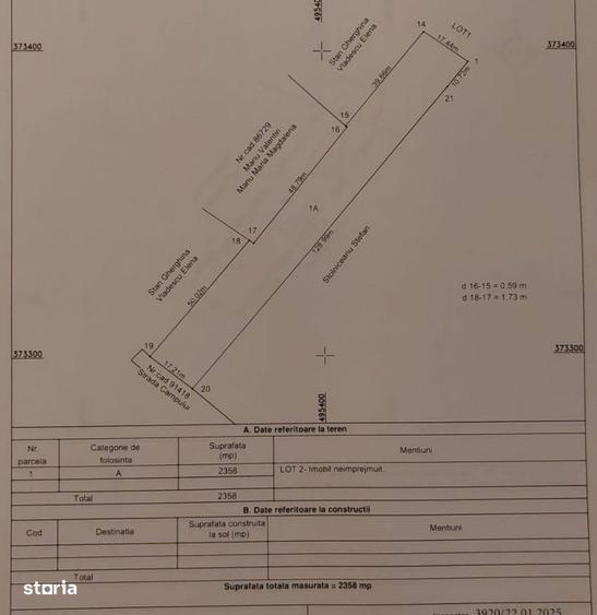 Vanzare Teren intravilan Stefanesti - Primarie str. Campului - 5