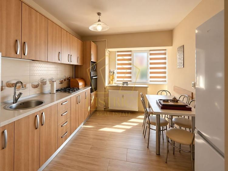 Apartament cu 2 camere semidecomandat, mobilat în Central