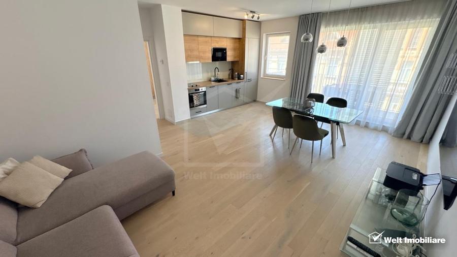 Apartament cu 2 camere decomandat, mobilat în Central