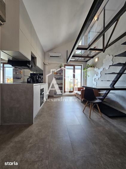 Apartament tip loft luminos cu vedere libera | metrou Laminorului - 12