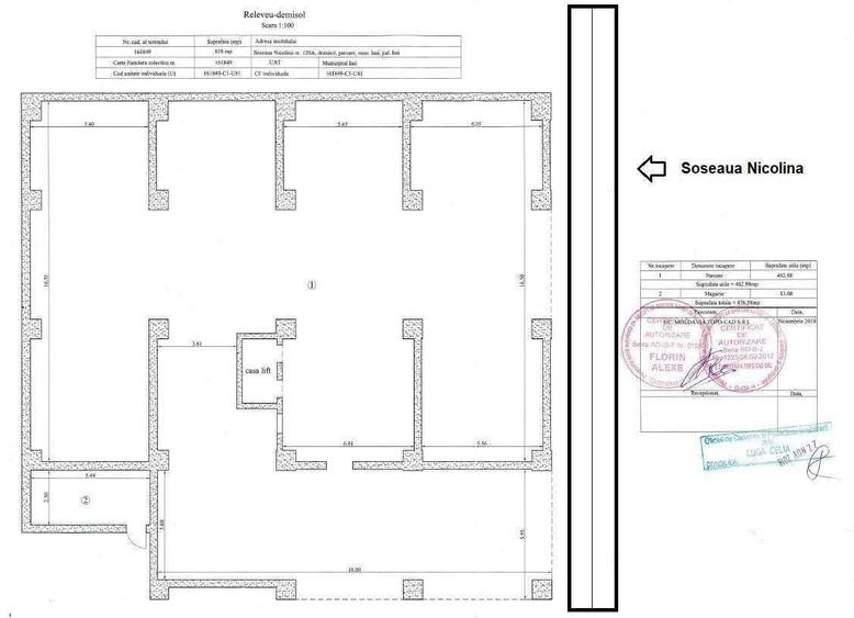 Spațiu comercial, de 350 mp, în Cug