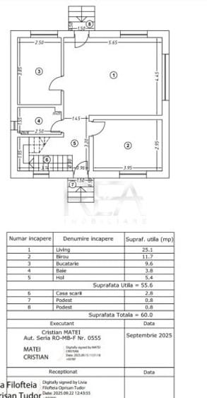 Casă individuală cu 5 camere cu Teren 552 Mp în Bragadiru