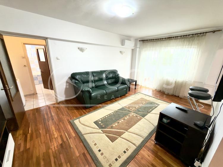 Apartament cu 2 camere semidecomandat, mobilat în Aviației