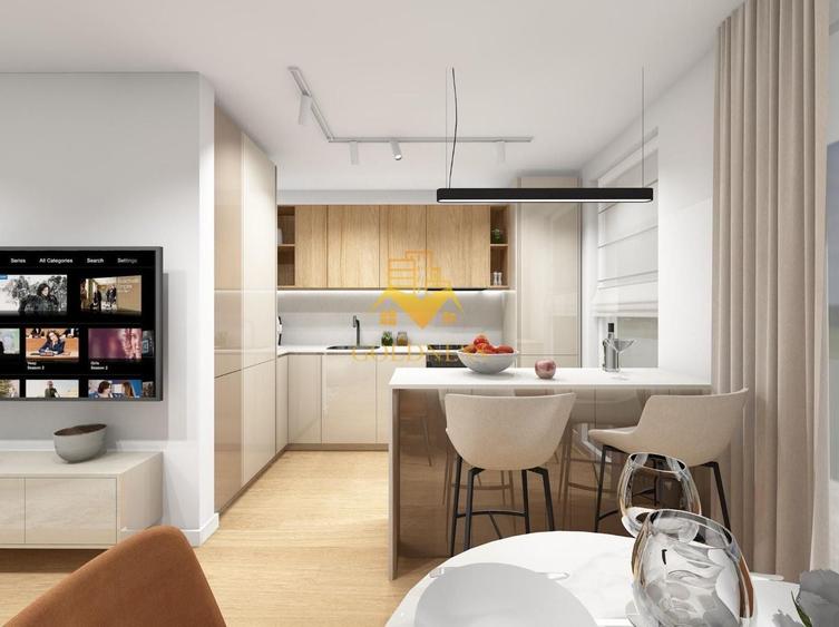 2 camere, LUX, AC, parcare, bloc nou, Plopilor Zona Parcul Rozelor - 17