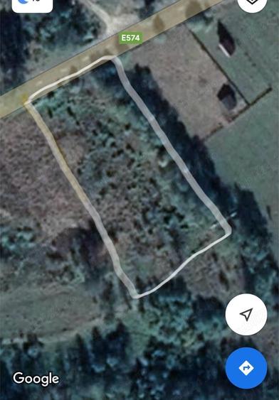 Teren de 3600 mp, în Hârja