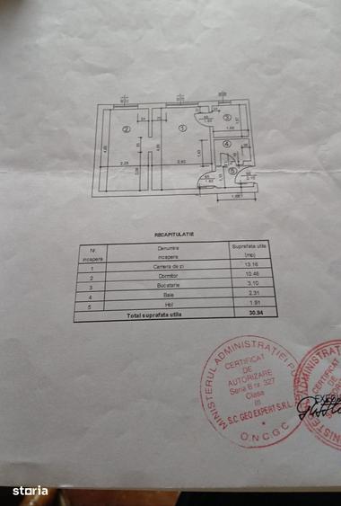 Apartament cu 2 camere nedecomandat în Primăverii