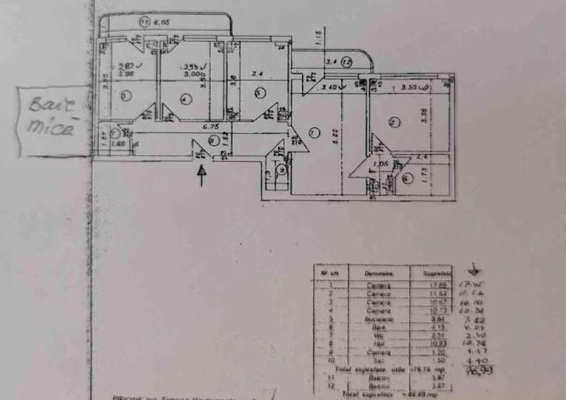 Apartament cu 4 camere semidecomandat, mobilat în Rahova