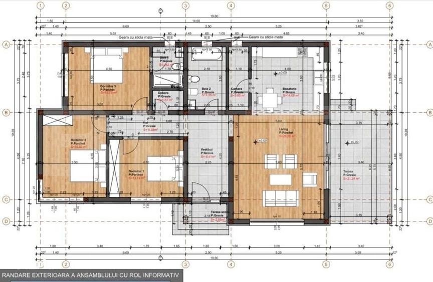 Teren intravilan, 5 ari cu fundatie, proiect casa, zona strada Ghinzii - 2