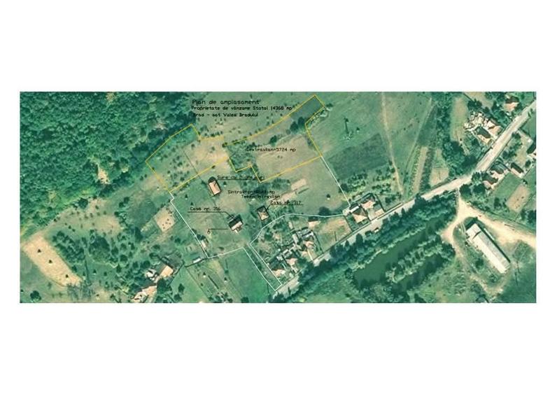 Casă individuală cu 2 camere cu Teren 14368 Mp în Valea Bradului