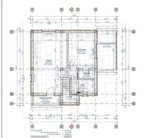 Casă individuală cu 4 camere Valea Lupului-Iași PLACĂ DE BETON! COMISION 0 - 5