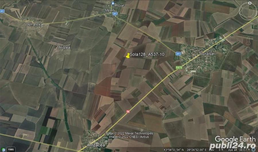 Teren de 16600 mp, în Topraisar