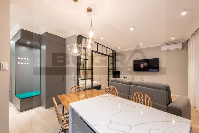 Apartament cu 2 camere semidecomandat, mobilat în Mărăști