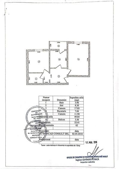 Apartament cu 2 camere decomandat, mobilat în Traian