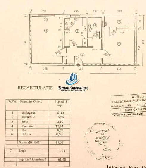 Apartament cu 2 camere decomandat în Mărăței