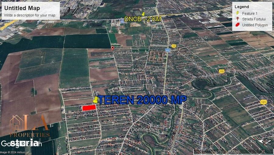 Teren de 10000 mp, în Domnești