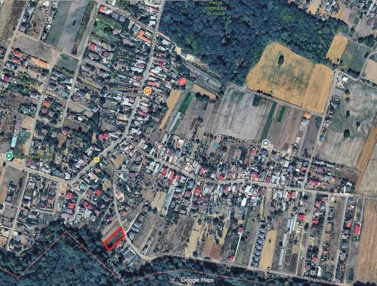 Teren de 1000 mp, în Exterior Vest