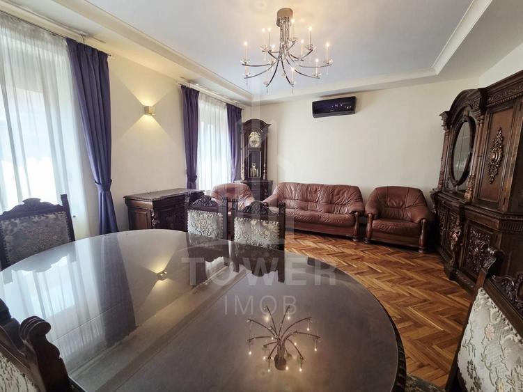 Apartament cu 3 camere, mobilat în Central