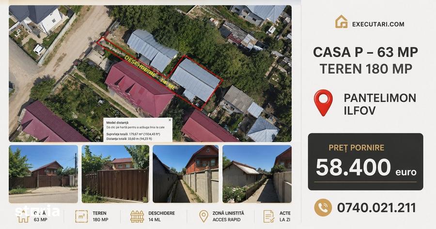 Casă cu 3 camere cu Teren 180 Mp în Central