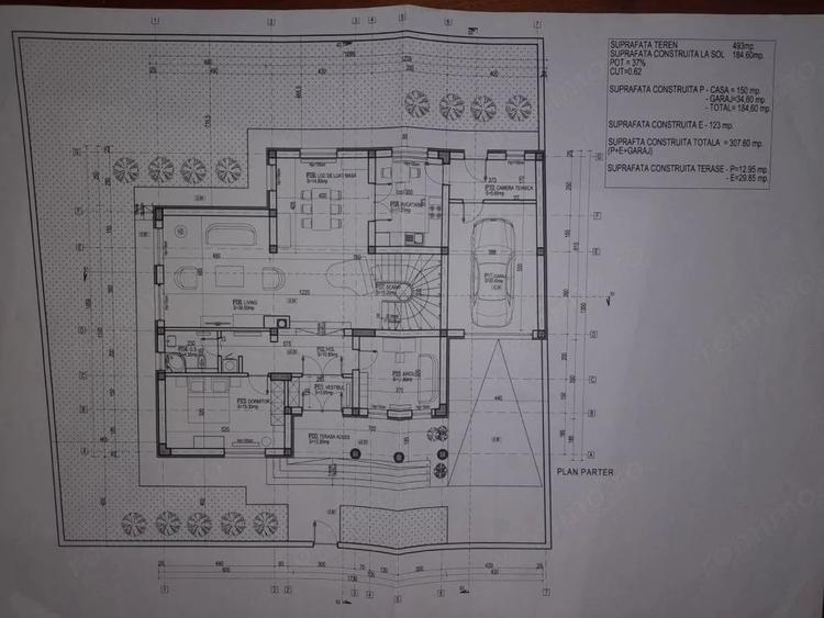 Casă cu 3 camere cu Teren 800 Mp în Tărtășești