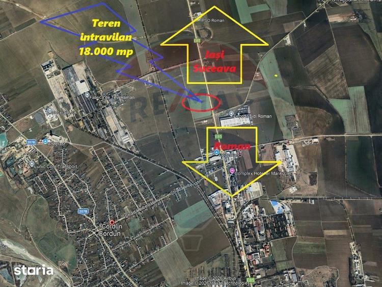Teren de 18000 mp, în Nord