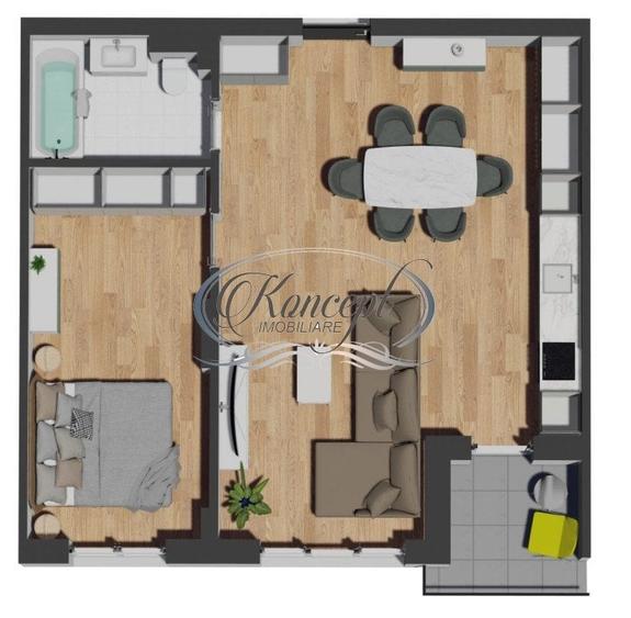 Apartament nou cu CF, strada Razoare - 5